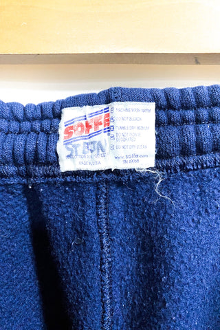 古着 90's〜 "made in USA" SOFFE NAVY ミリタリー スウェットパンツ