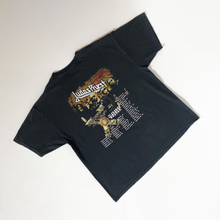 AAA Judas Priest "BRITISH STEEL" 両面プリント バンド Tシャツ