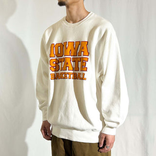 90's "made in USA" SANTEE HVYWT "IOWA STATE" リバースウィーブ スウェット シャツ