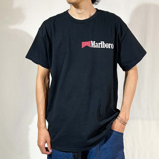 90's～00's "COWBOY" Marlboro 両面プリント 企業 Tシャツ