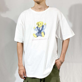 ''made in USA'' OLD RALPH LAUREN "Polo Bear" Tシャツ