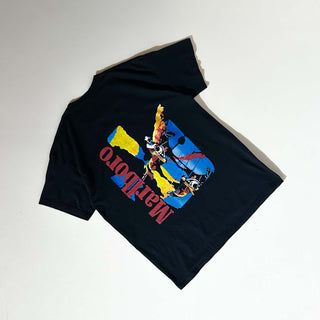 90's～00's "COWBOY" Marlboro 両面プリント 企業 Tシャツ