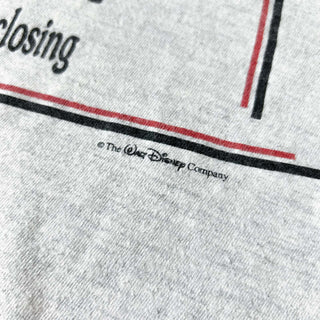 90's Hanes "made in USA" "AN E TICKET EVENING AT DISNEYLAND" Disney ミッキー キャラクター Tシャツ