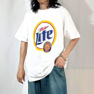 DELTA Miller Lite 企業 ロゴ Tシャツ