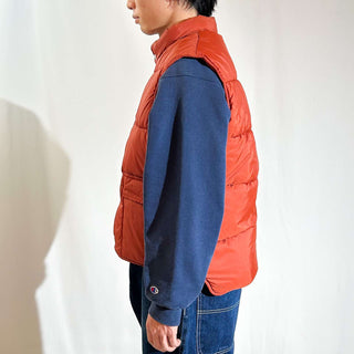 70's WOOLRICH ブリックカラー 中綿 ベスト