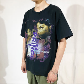 DELTA "made in USA" PRINCE "MUSICOLOGY TOUR" 両面プリント Tシャツ