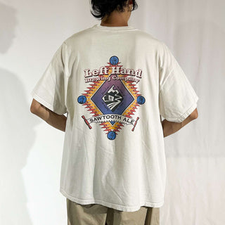 00's Hanes "left hand" 両面プリント Tシャツ