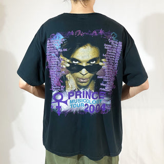 DELTA "made in USA" PRINCE "MUSICOLOGY TOUR" 両面プリント Tシャツ