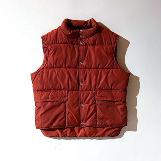 70's WOOLRICH ブリックカラー 中綿 ベスト