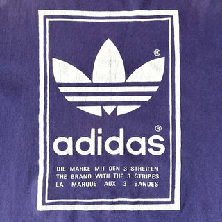 90's～00's adidas "trefoil logo" フェード リンクプリント Tシャツ