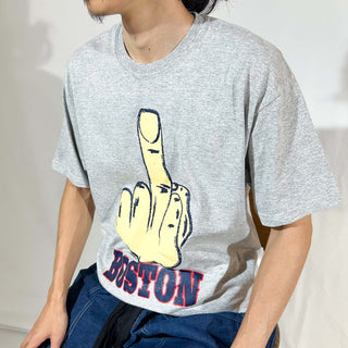 00's "FUCK HANDSIGN" ストリート Tシャツ