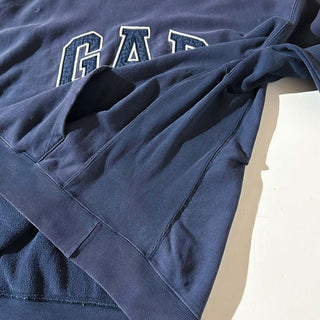 00's GAP リバースウィーブタイプ ロゴ スウェット パーカ