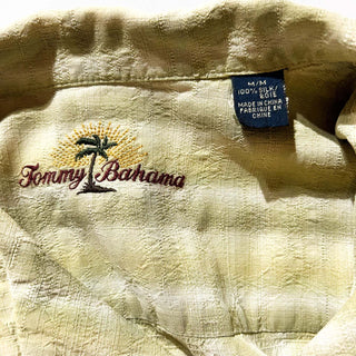 Tommy Bahama  シルク オンブレチェック S/S シャツ