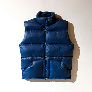 70's THE NORTH FACE 茶タグ リップストップ ダウン ベスト