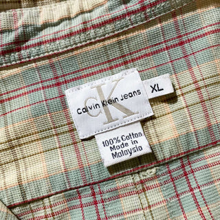 Calvin Klein チェック S/Sシャツ