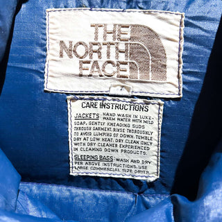 70's THE NORTH FACE 茶タグ リップストップ ダウン ベスト