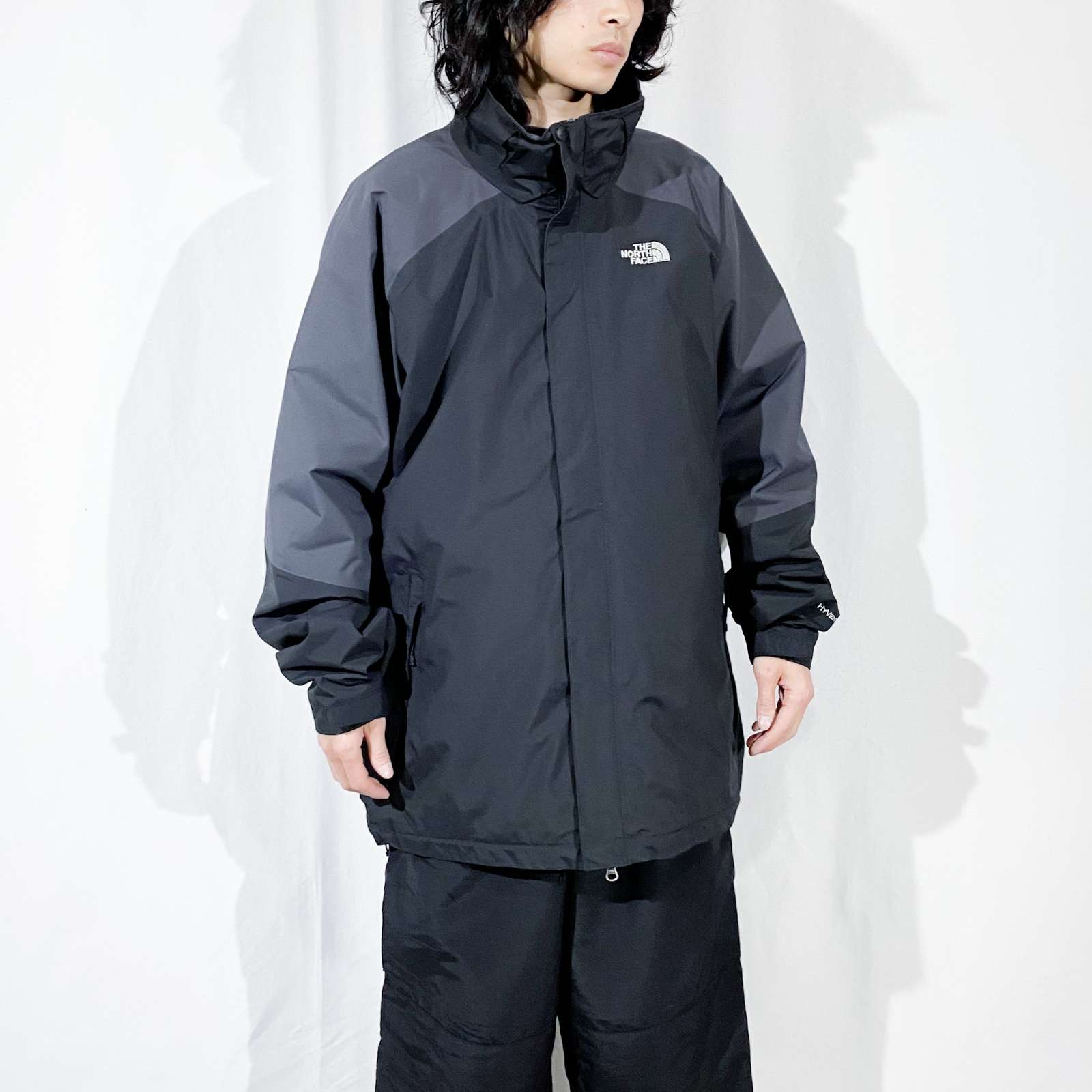 古着–00's THE NORTH FACE ブラック ダブルジップ マウンテン