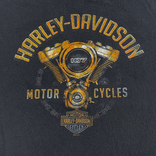 "made in USA" Harley Davidson ”NEW ORLEANS LOUISIANA” 両面プリント Tシャツ