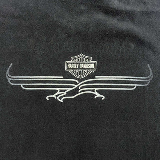 "made in USA" Harley Davidson ”100 years of Great Motorcycles” 両面プリント Tシャツ