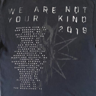 slipknot "We Are Not Your Kind" 両面プリント バンド Tシャツ