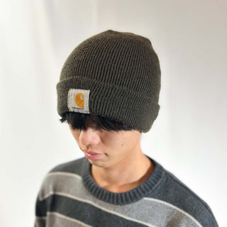 90's～00's "made in Canada" Carhartt ロゴ ニット キャップ