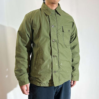 80's U.S.NAVY 後期型 A-2 デッキ ジャケット