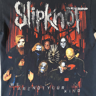 slipknot "We Are Not Your Kind" 両面プリント バンド Tシャツ