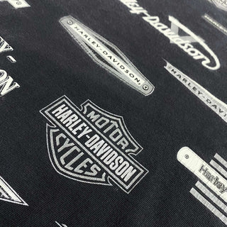 "made in USA" Harley Davidson ”100 years of Great Motorcycles” 両面プリント Tシャツ