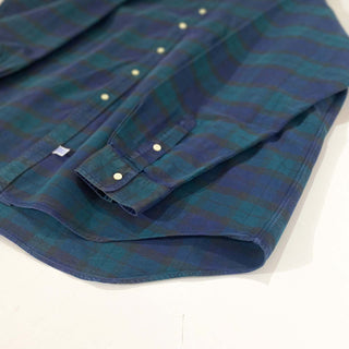 90's～ RALPH LAUREN ”THE BIG SHIRT” ブラックウォッチ チェック シャツ