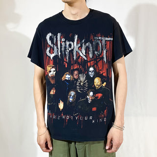 slipknot "We Are Not Your Kind" 両面プリント バンド Tシャツ