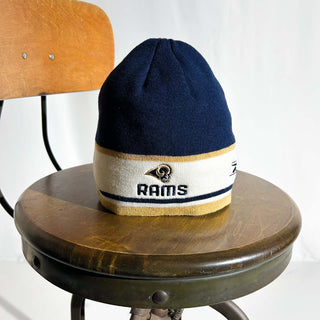 00's SIDELINE NFL RAMS チーム ニット キャップ