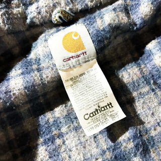 00's Carhartt 裏フランネル デニム アクティブ ジャケット