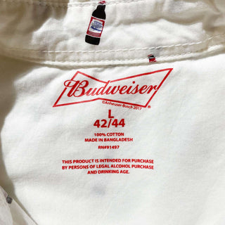 Budweiser パターンデザイン S/Sシャツ