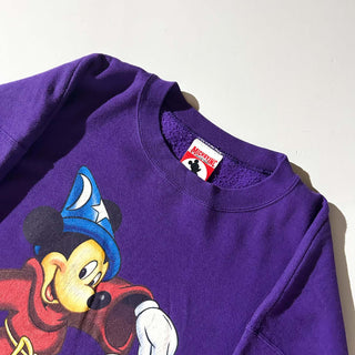 90's MICKEY.INC DISNEY "fantasia" ミッキー キャラクター スウェット シャツ