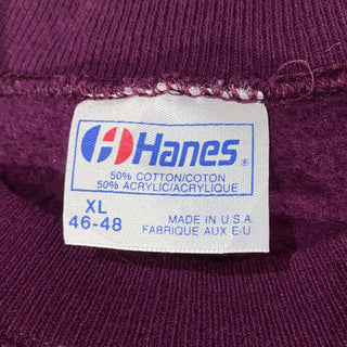 80's "made in USA" Hanes ニット切替 スウェット シャツ