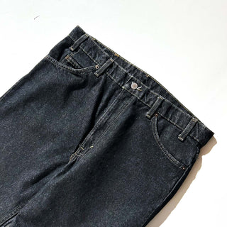 90's "made in USA" LEVI'S 505 "先染め" ブラック デニム パンツ