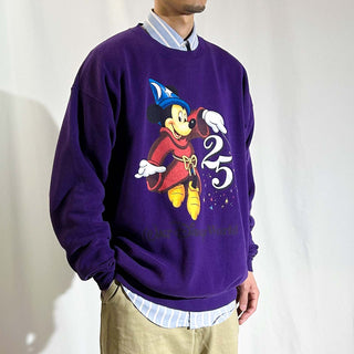 90's MICKEY.INC DISNEY "fantasia" ミッキー キャラクター スウェット シャツ