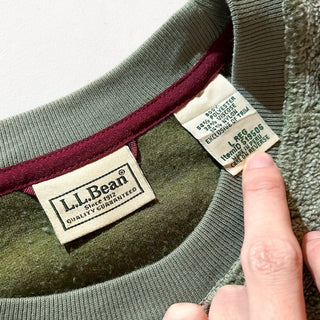 90's～00's L.L.Bean ラグラン フリース カットソー