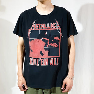 METALLICA "KILL’EM ALL" 両面プリント バンド Tシャツ