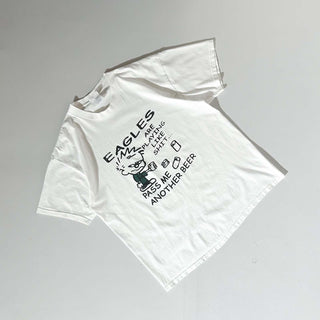 00's HANES "PASS ME ANOTHER BEER" メッセージ キャラクター Tシャツ