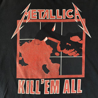 METALLICA "KILL’EM ALL" 両面プリント バンド Tシャツ