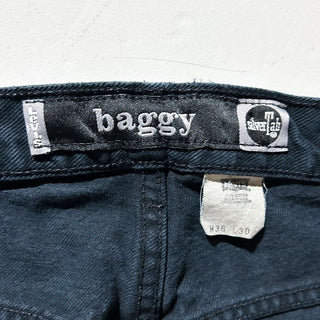 90's "made in USA" Levi's SILVERTAB "baggy" スケーター ブラック デニム パンツ