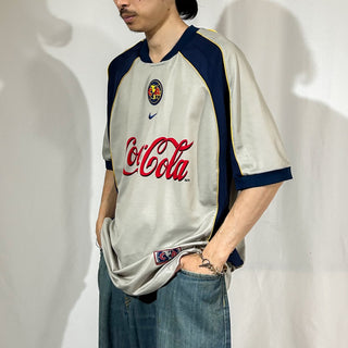 NIKE "club america" Coca-Cola Corona ゲーム シャツ