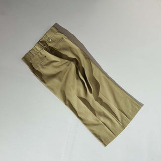 60's～70's Dickies アルミジップ ベージュ ワーク パンツ