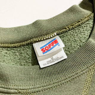 90's "made in USA" SOFEE "USMC" ワンポイント プリント スウェット シャツ