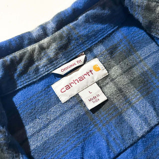 00's Carhartt チェック L/Sネルシャツ