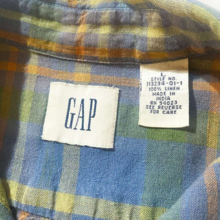 00's GAP マルチカラー チェックシャツ