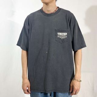 "made in USA" DELTA ”UNION PEOPLE AMERICA” イーグル フェード ボロ Tシャツ