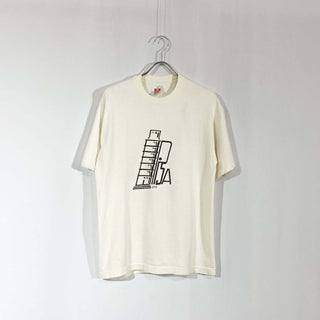 Hanes "ピサの斜塔" アート Tシャツ