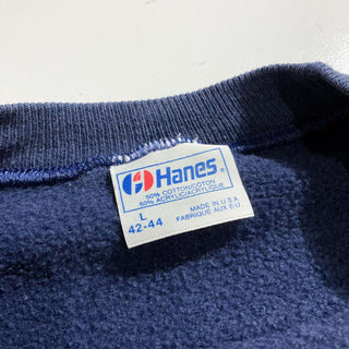 80's "made in USA" Hanes トラウト プリント スウェット シャツ